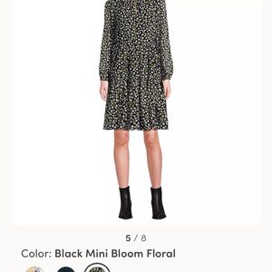Floral Black Dress Lands End